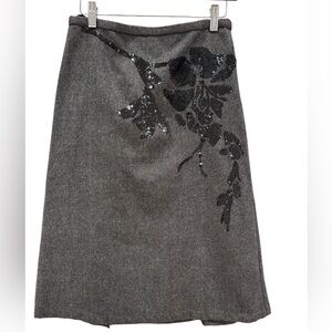 FRENCH CONNECTION WOOL BLEND SKIRT